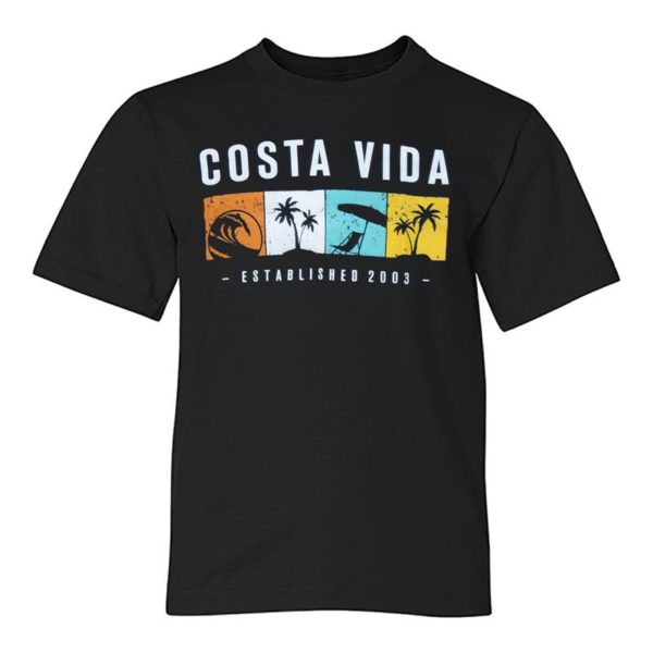 Black Tideline Tee - Youth